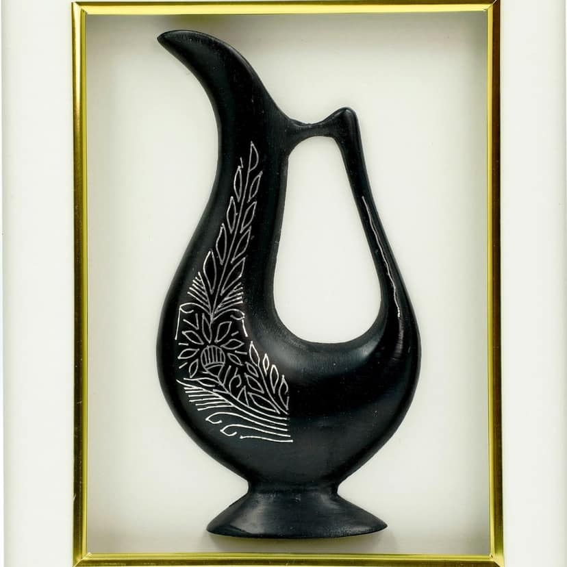 Bidri Ware Jug Small Tarkashi Frame (1TMTDCOKA09804) view 2