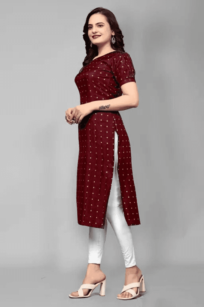Latest Fashion Kurti for Women, Trendy Designer Ethnic Wear, Elegant Traditional Indian Outfit for Daily Wear, Office, College and Party Wear view 2