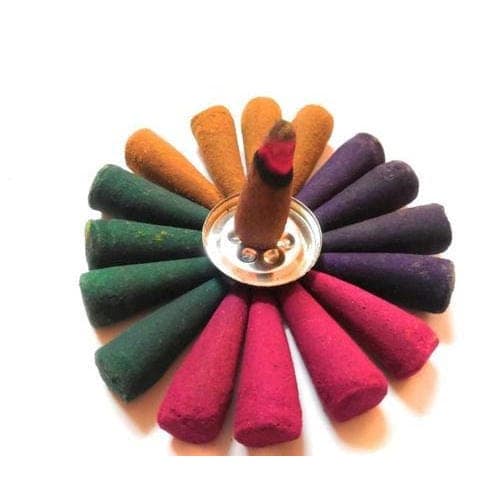 Green Fingers -Mosquito Repellent Incense Cones Ceramic Burning Dish Included | Proven, Natural Ingredients view 2