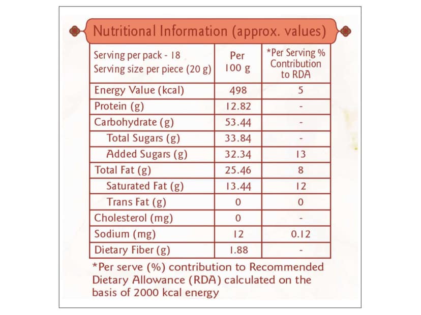 Haldiram's Assorted Dry Fruit Bites Packed Sweets - 350 Gm - Pack of 2 view 3
