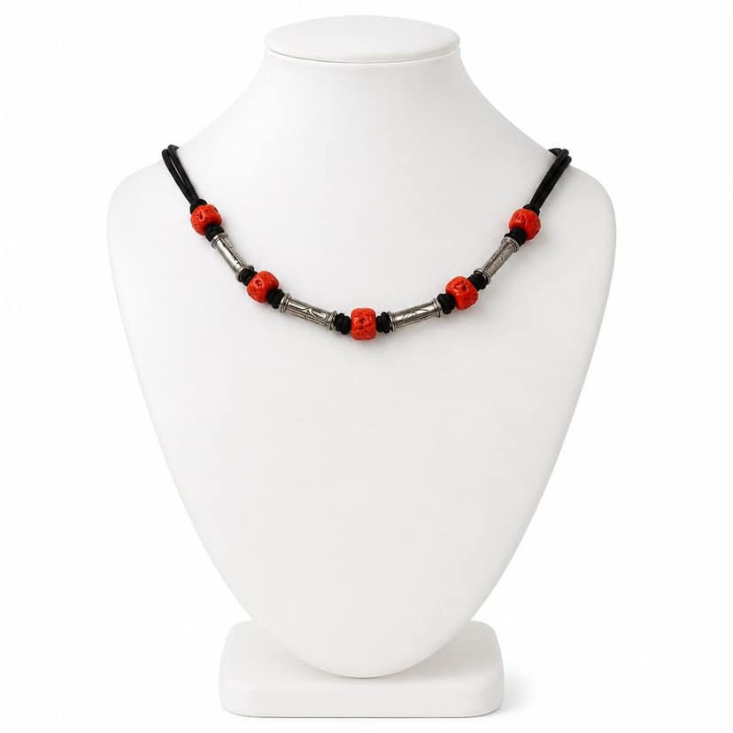 Tribes India Adjustable Dori Necklace for Women view 2
