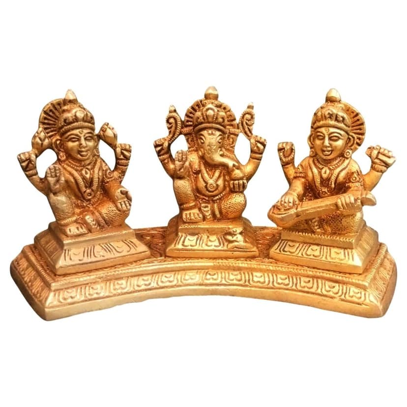 Brass LGS God Idol Decorative Statue, Height : 3 Inch (BSMAS1485 B) view 2