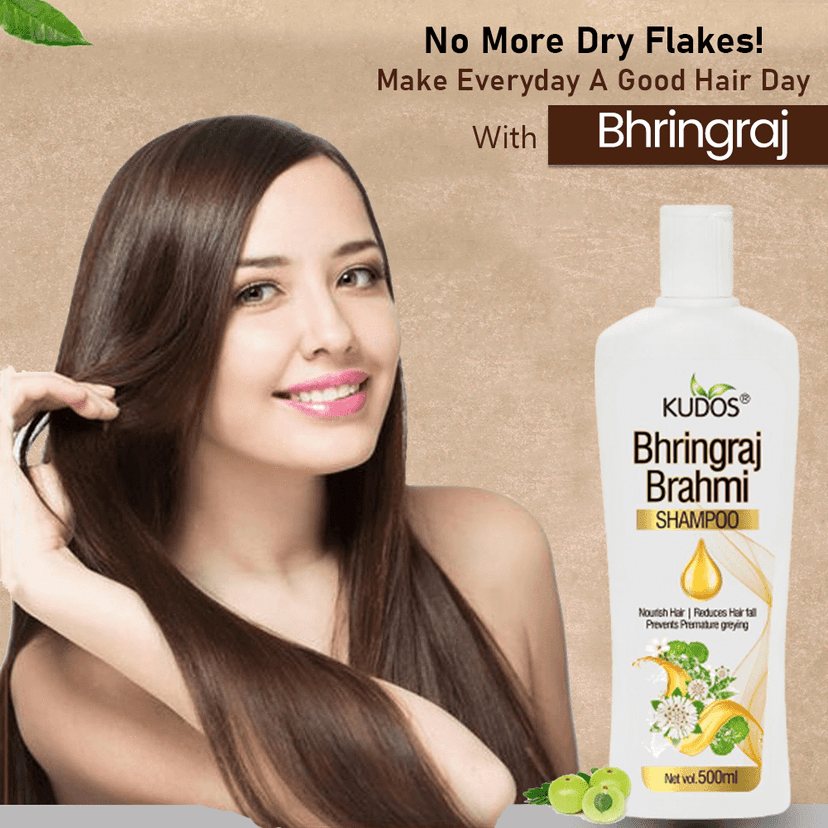 Kudos Bhringraj Brahmi Shampoo | 500ml view 5