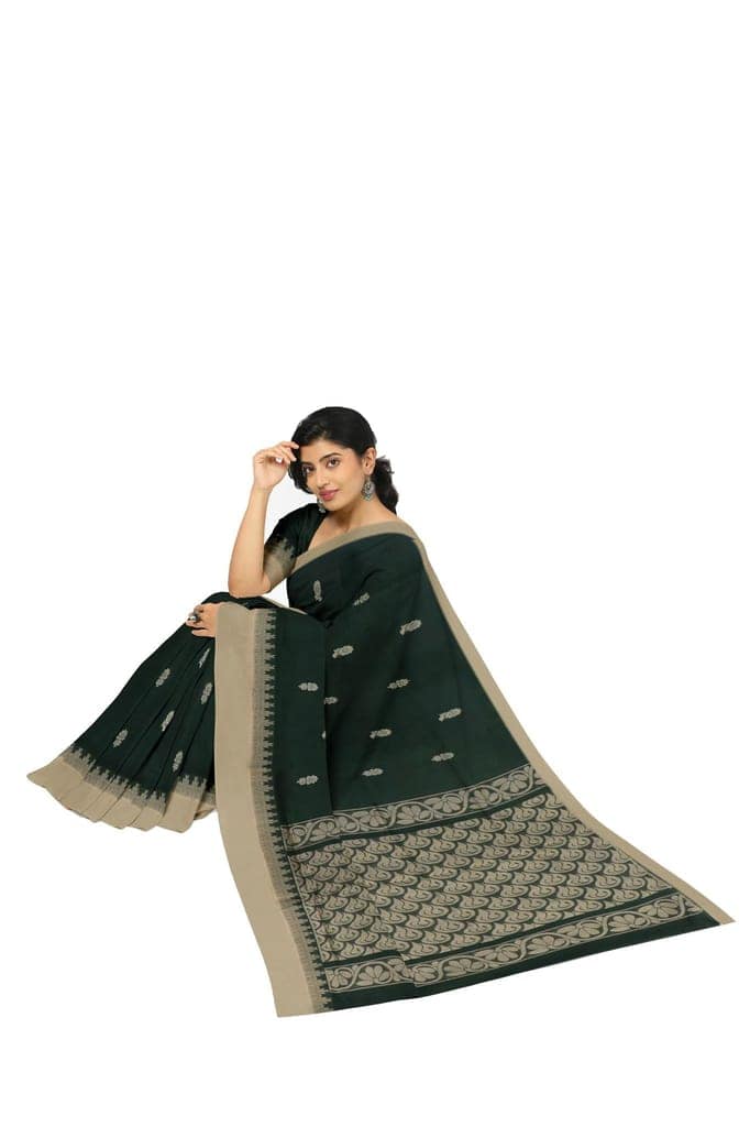 APCO Handloom (A Andhra Pradesh Govt Emporium)- Women's Traditional Pure Handloom Rajahmundry/Angara Cotton Saree | ACS0054 view 4
