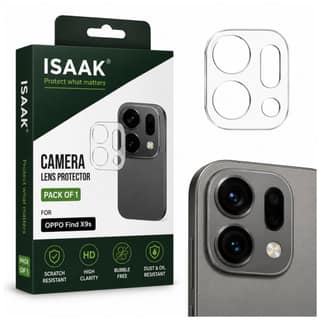 ISAAK Back Camera Lens Protector compatible for OPPO Find X9s (Pack of 1)