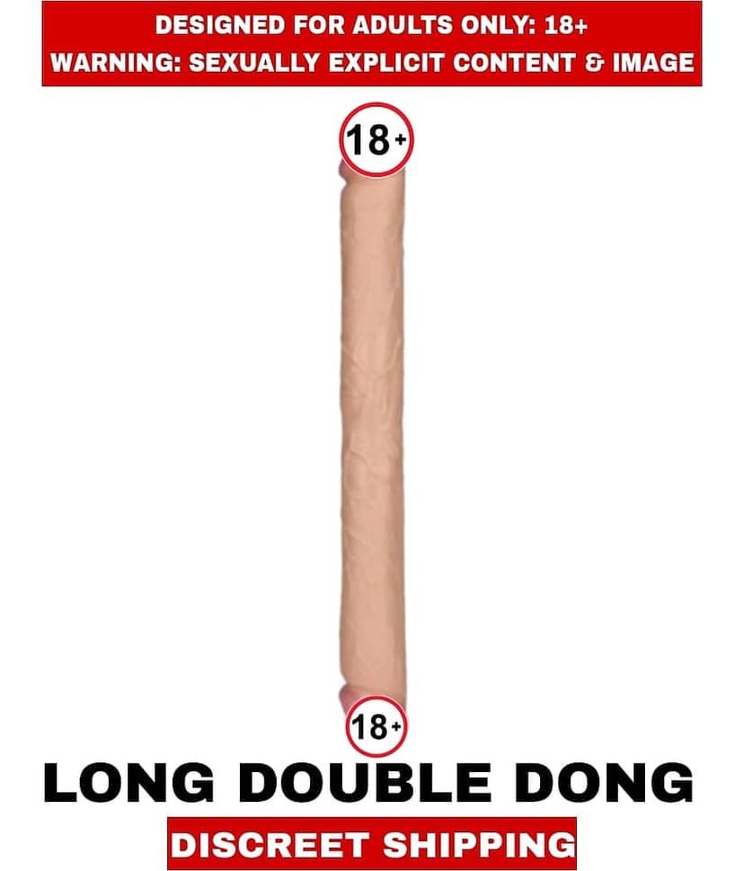 Premium Realistic Real Feel Double Dong Long Silicon Dildo Satisfier For Women view 2