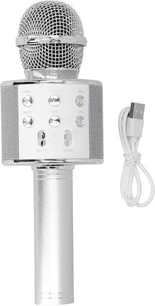 Wireless Microphone with Receiver for Mobile Recording, Karaoke, Video Shooting and Live Streaming view 2