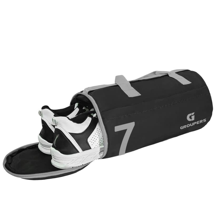 GROUPERS Sports Gym Bag with Shoe Compartment for Men and Women view 3