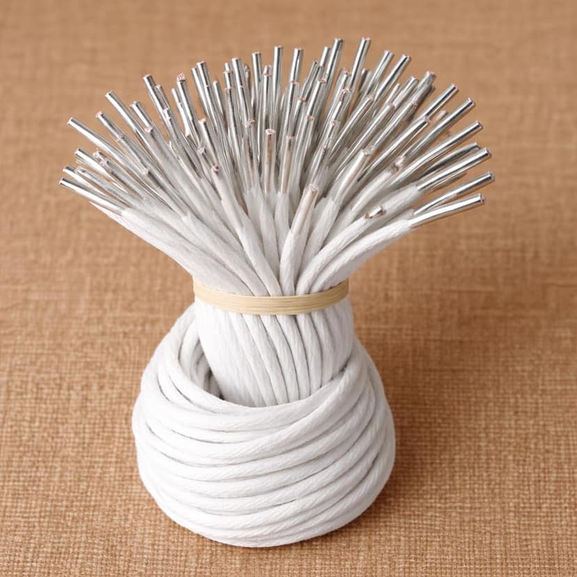 Premium White Cotton File Tag Thread (Pack of 100) – 24 Inch Cotton File Laces – Strong Tags for Office, School & Document Filing – Laces with Metal Tips view 3