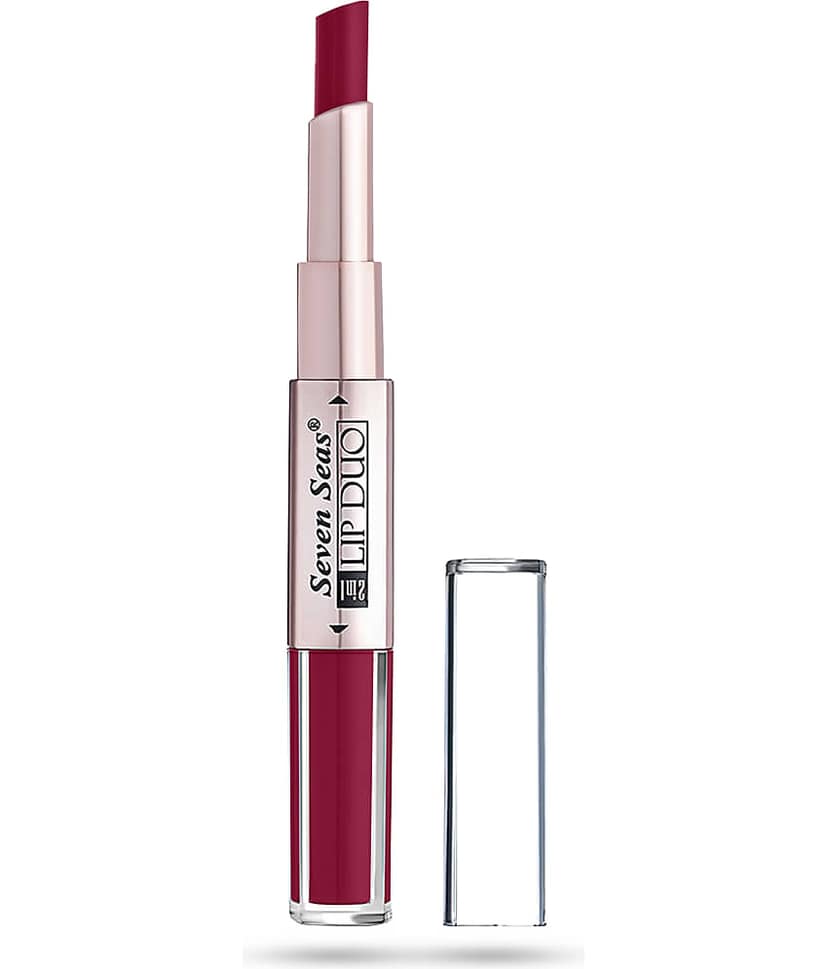 Seven Seas 2in1 Full Coverage Comfortable Lipstick + Liquid Lipstick (Plum) view 2