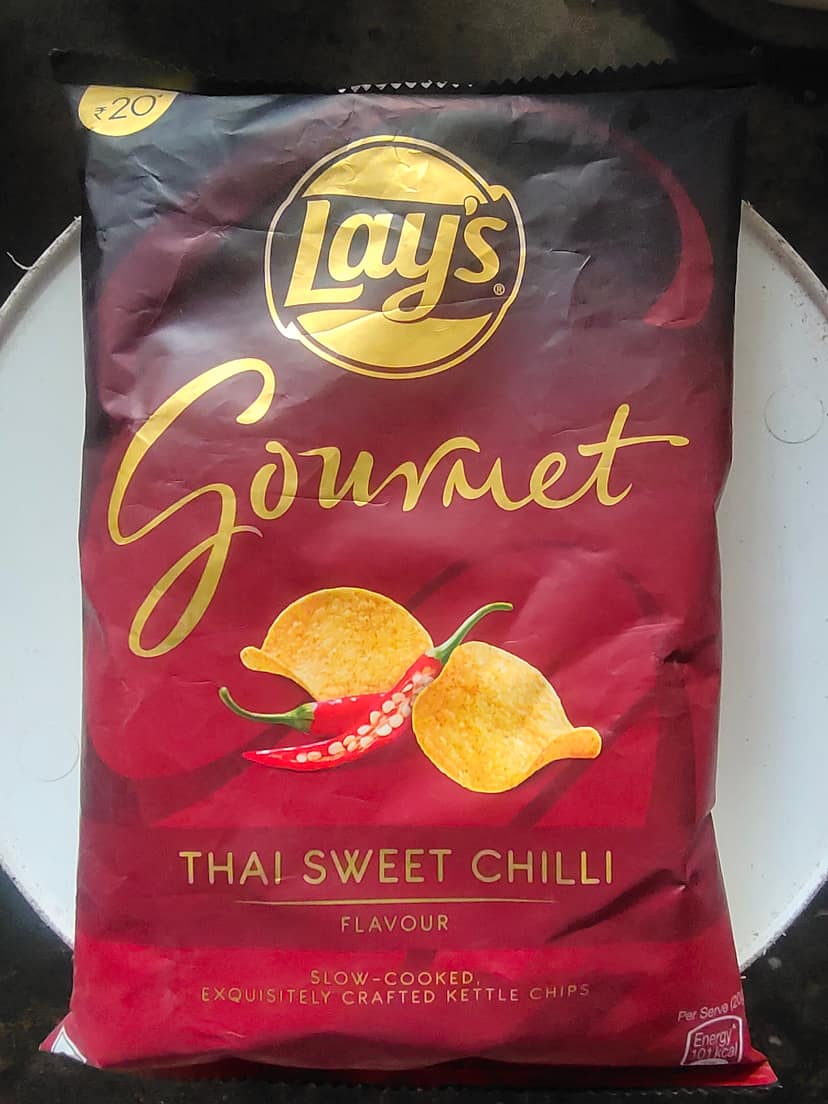 Lays gourmet Thai sweet chilli flavour