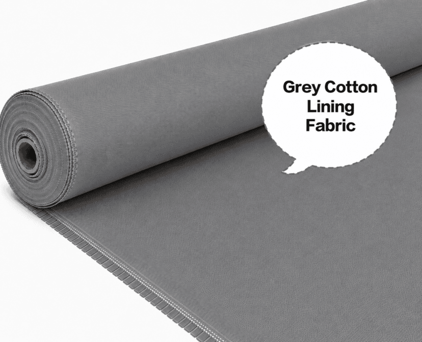 Grey Cotton Lining Fibre (Chhota Panna), Grey Cotton Lining Fabric (Chhota Panna), Grey Lining Cloth (Chhota Panna), Soft Grey Cotton Lining (Chhota Panna), Grey Garment Lining Fabric (Chhota Panna) view 3
