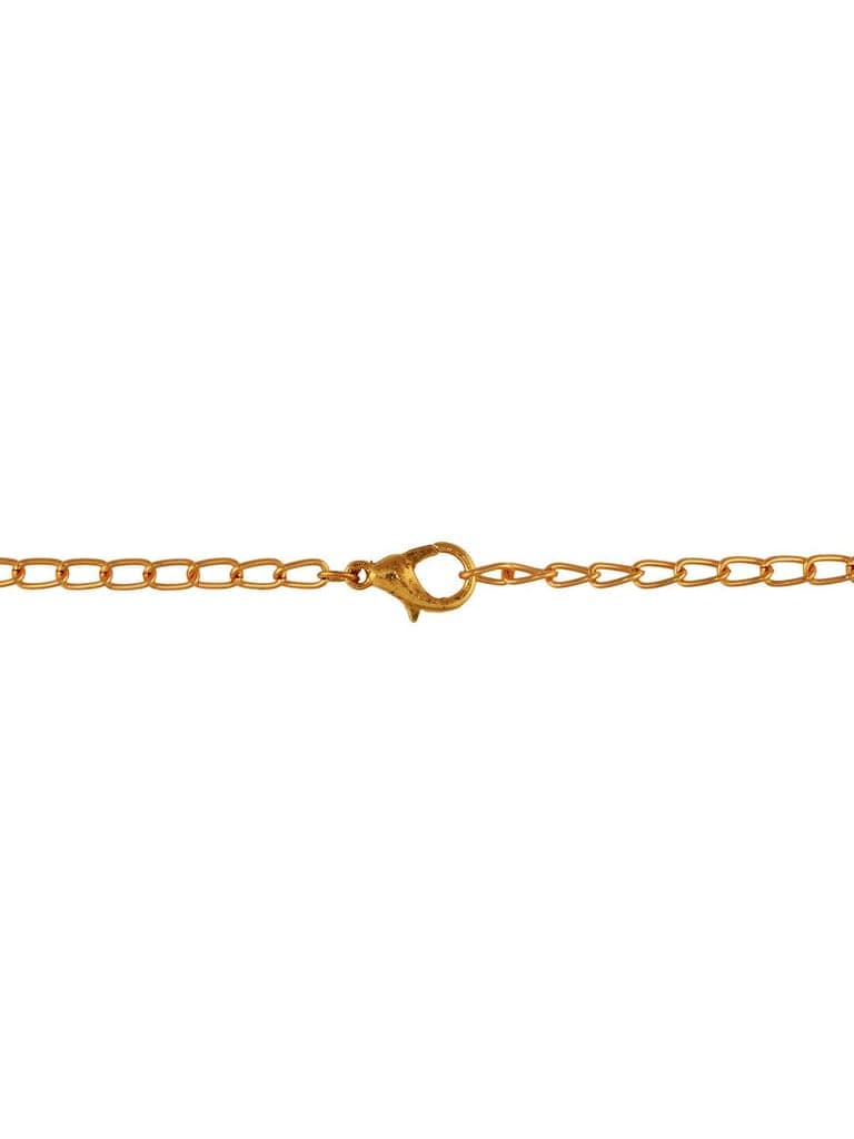 Gold Plated Kemp stone studded Pearl Beaded Kamarbandh view 8