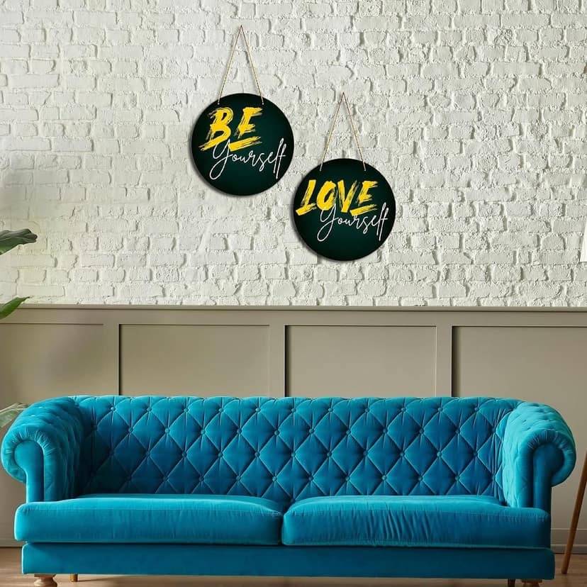 Wall Hangings for Home Decoration Items for Living Room Decor Welcome Home Wall Hanging for Home Office Decoration Handmade Craft Decorative Wall Art (WH1906) view 2
