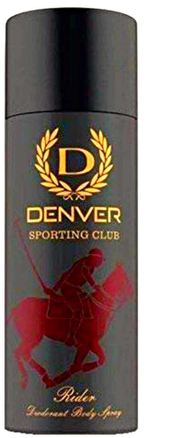 Denver Sporting Club Rider Deodorant Body Spray For Men, 165Ml (Pack Of 2) view 2