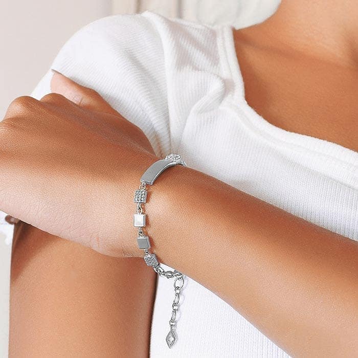 Silver Belt Bracelet view 2