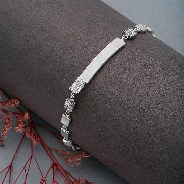 Silver Belt Bracelet view 3