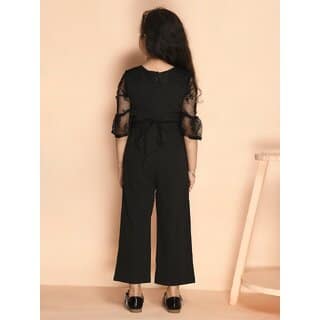Kids Cave Solid Girls Jumpsuit view 2