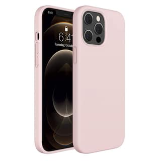 LIRAMARK Liquid Silicone Soft Back Cover Case for Apple iPhone 12 Pro Max (6.7 inch)