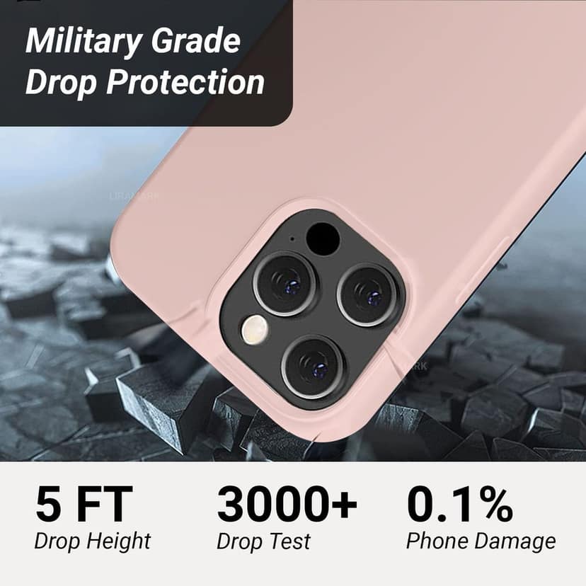 LIRAMARK Liquid Silicone Soft Back Cover Case for Apple iPhone 12 Pro Max (6.7 inch) view 6