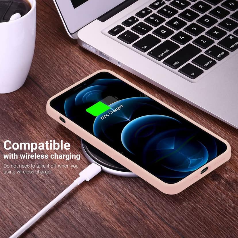 LIRAMARK Liquid Silicone Soft Back Cover Case for Apple iPhone 12 Pro Max (6.7 inch) view 7