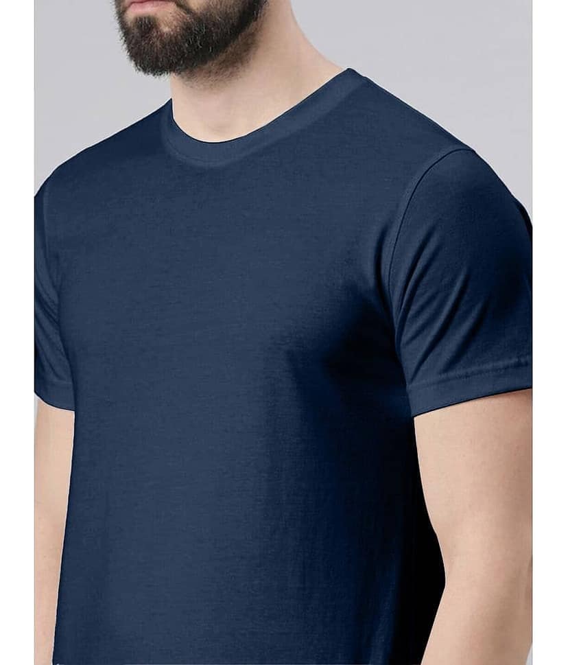 Veirdo Pack of 2 100% Cotton Regular Fit Men's T-Shirt ( Mustard ) view 2