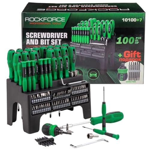 Rockforce 100-Piece Professional Screwdriver & Bit Set view 2