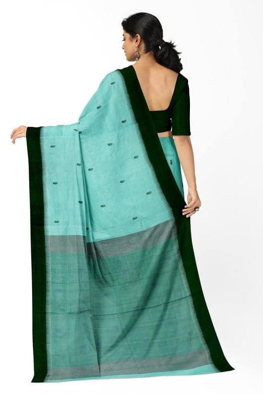 APCO Handloom - Women's Rahajmundry Pure Cotton Grey Handloom Saree (Angara Handloom Saree) 24 view 3