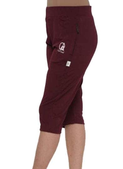 Yoni Mudra Women's High-Waist Comfort Fit Capris – Premium Polyester Lycra Fabric