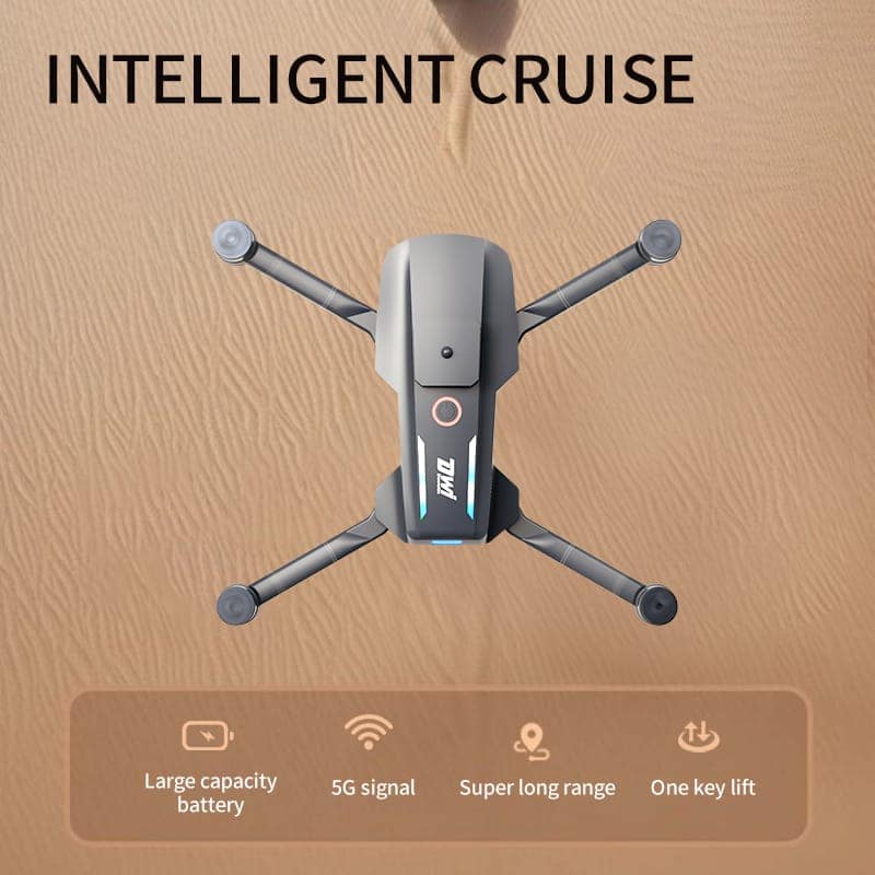 D25 8K HD Dual Camera Drone with Screen Remote | GPS Stability, Auto Gimbal Control, Obstacle Avoidance Sensors | App Control | Includes 8GB Memory Card view 10