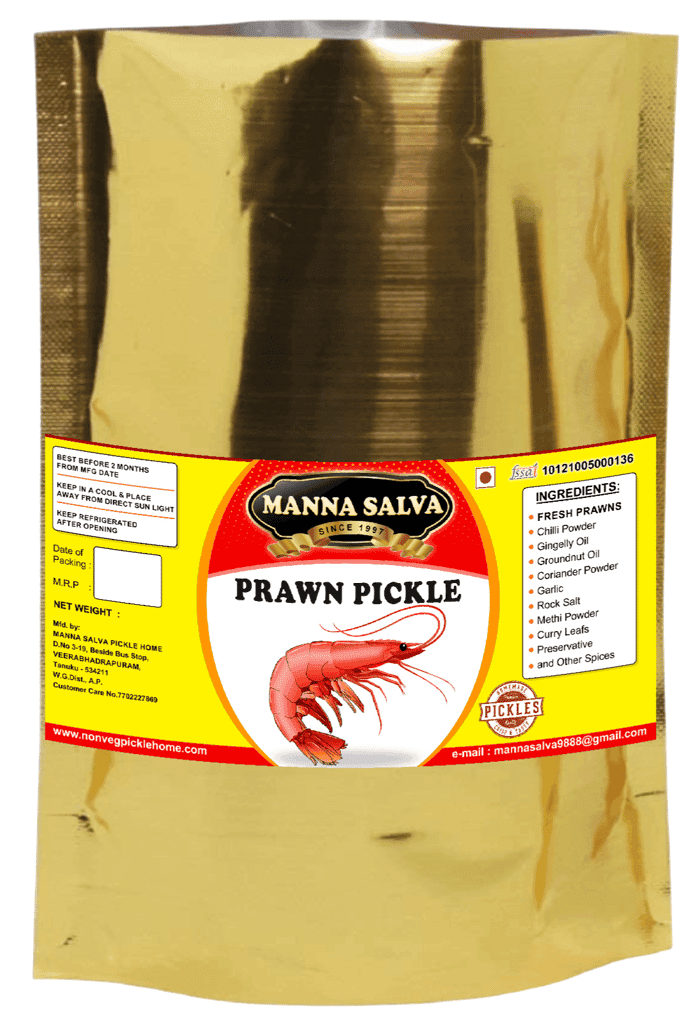 Manna Salva Pickles - Prawn Pickle Non - Veg Pickle view 2
