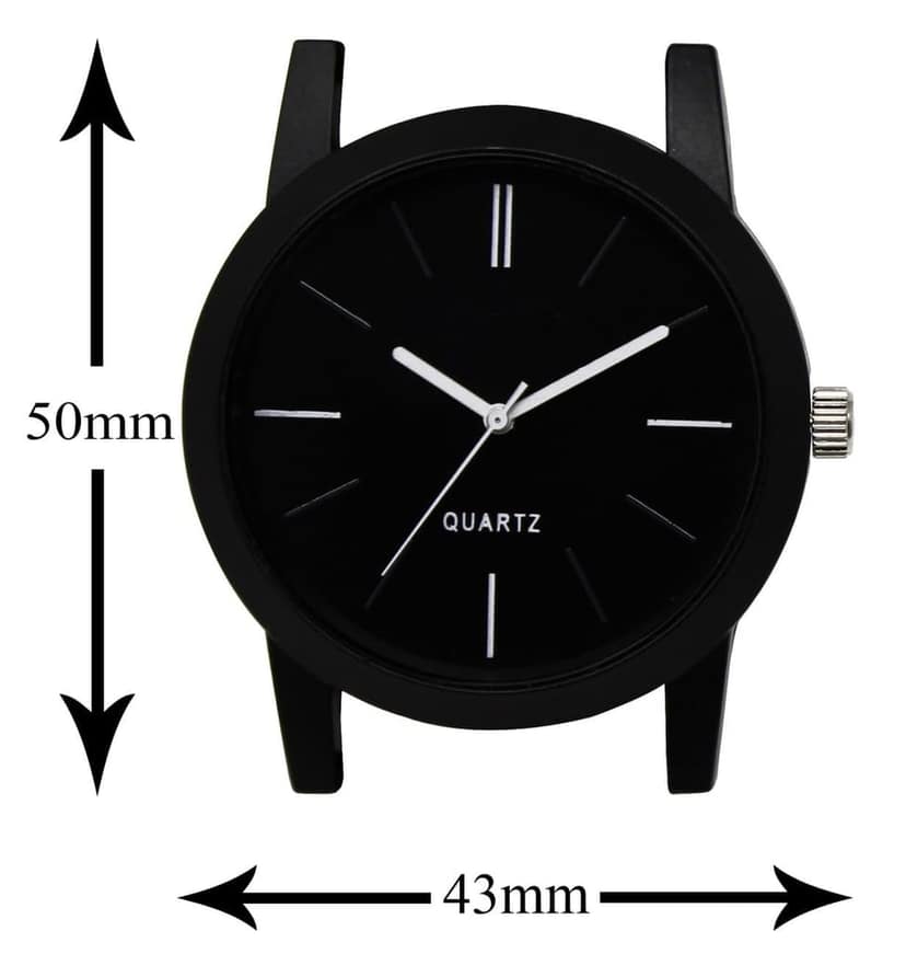 Black Mate finish Analog Watch for Men LR05 view 4