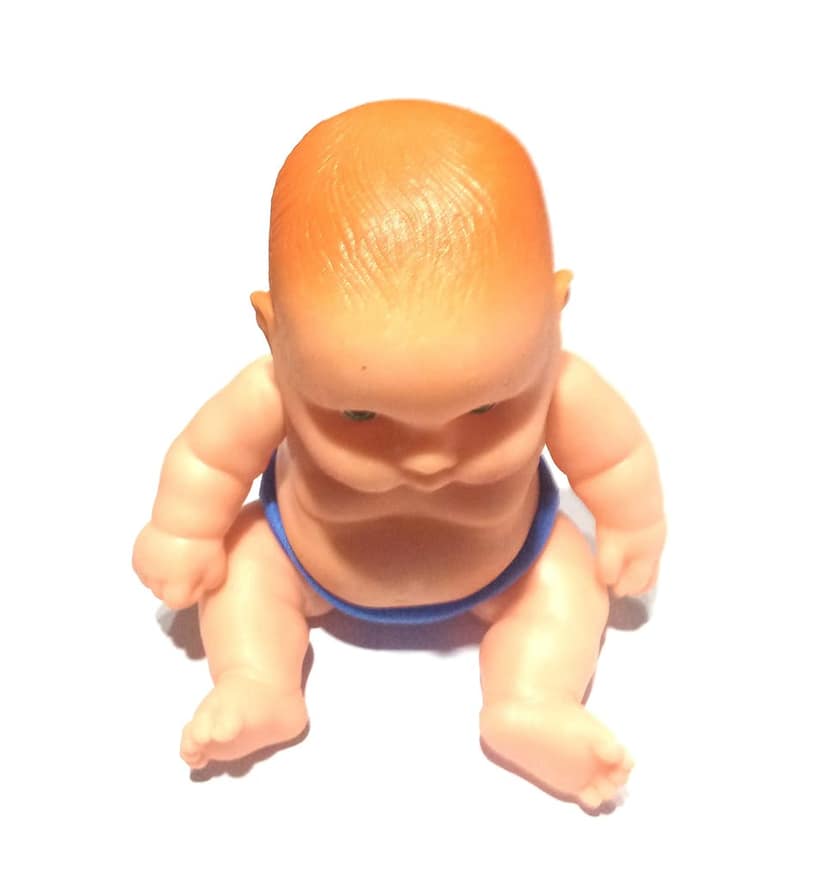 Nawani Soft Feel Squishy Rubber Cute Little Doll for Kids, Size - 16/14 cm view 3