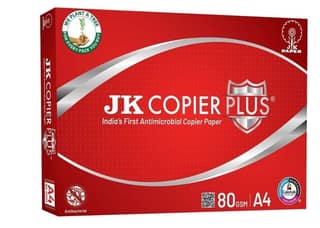 JK Copier Plus Anti Microbial : 80 GSM - A4 (Box pack containing 10 reams)