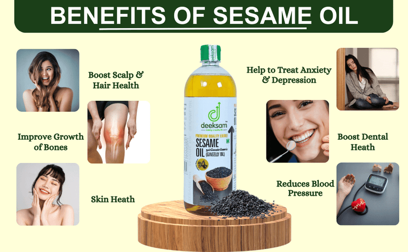 Deeksam Wood Pressed Sesame Oil | Pure Marachekku Nallennai | 100% Natural & Unrefined | Edible Grade view 4