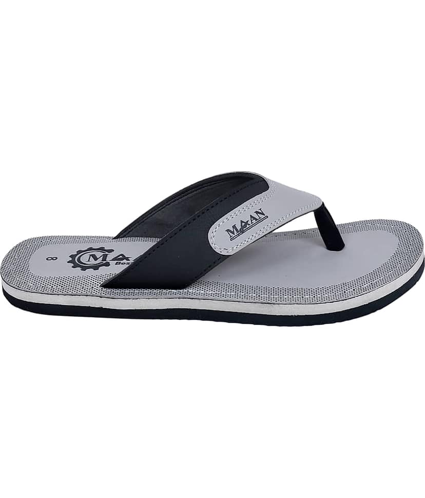 MAAN Grey Melange Men's Thong Flip Flop view 2