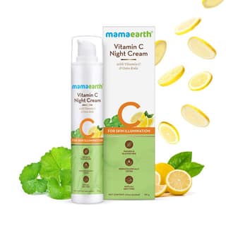 Mamaearth Vitamin C Night Cream For Women With Vitamin C & Gotu Kola For Skin Illumination (50gm)