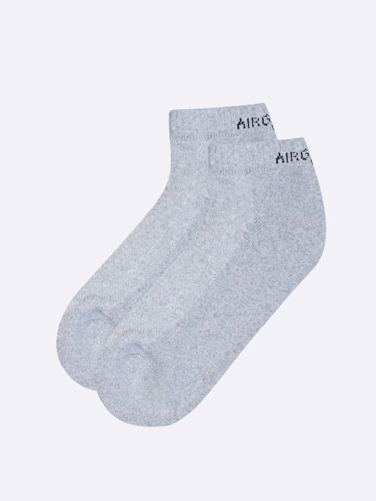 Cotton Ankle Socks for Men and Women - Grey view 5