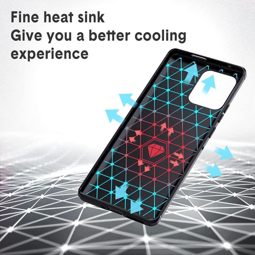 Natbok Designed for OnePlus Nord CE 3 Lite 5G Case, Flexible TPU [Brushed Texture] [Anti-Slip] Shockproof Military Protection Bumper Phone Case,Slim Case Cover for OnePlus Nord CE 3 Lite 5G,Black view 7