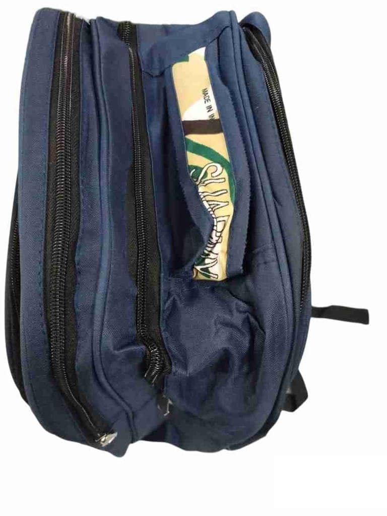 Blue Geometric Print Polyester School Bag view 2