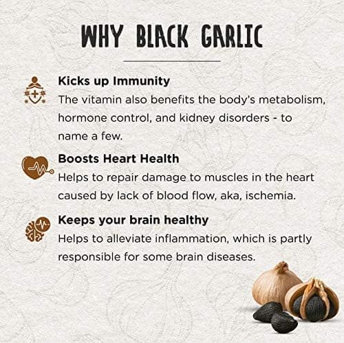 Black Garlic Single Clove - 500 gm| Ready to Eat | Garlic Highly Nutritious - No Preservative | Single Clove 500 Grams by Mountain Bawarchi view 3