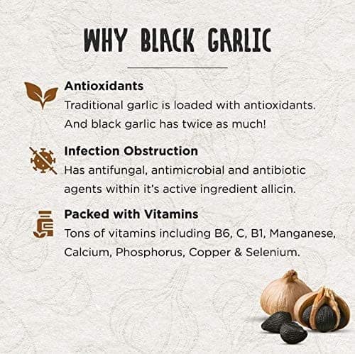 Black Garlic Single Clove - 500 gm| Ready to Eat | Garlic Highly Nutritious - No Preservative | Single Clove 500 Grams by Mountain Bawarchi view 4