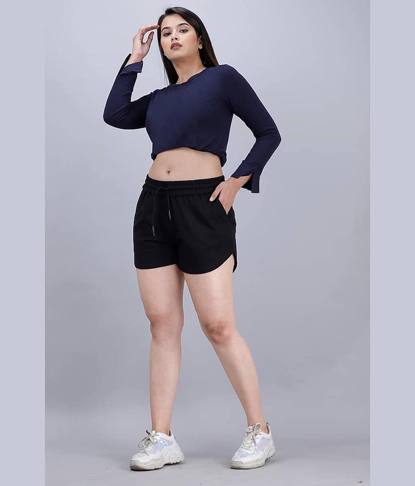 Scrott Merchandise Cotton Skorts - Black