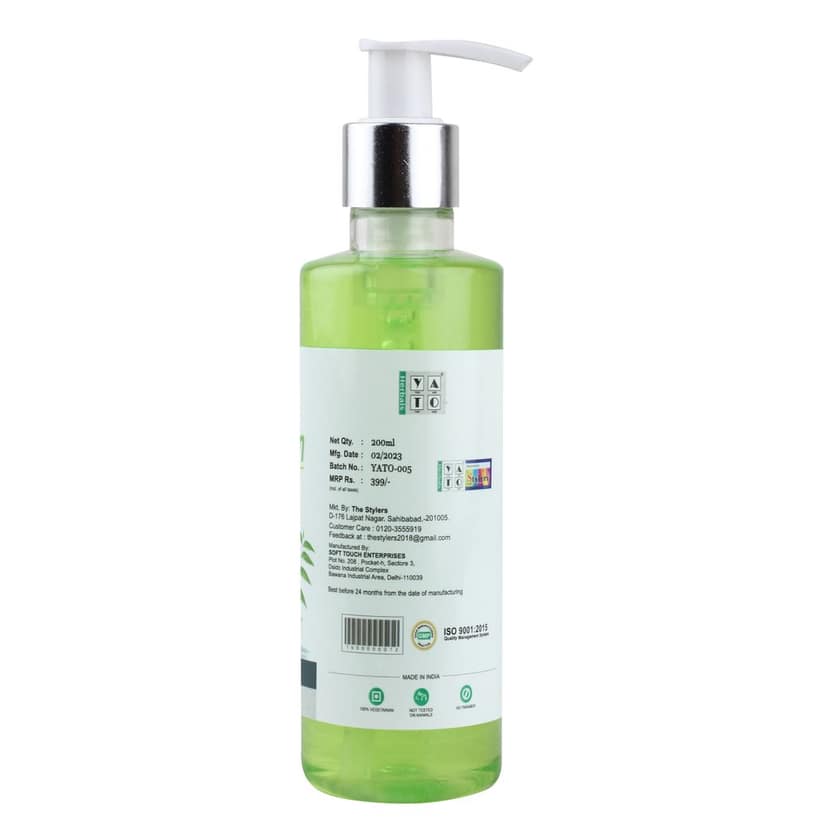 YATO Herbals Aloe Neem Revitalizing Purifying Face Wash 210 ML view 3