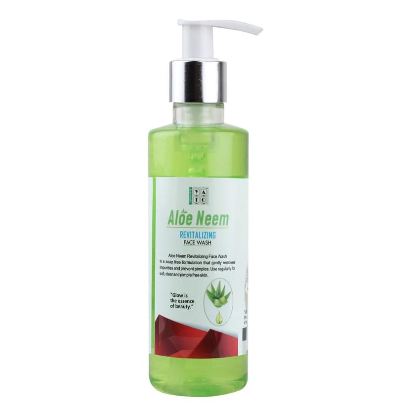 YATO Herbals Aloe Neem Revitalizing Purifying Face Wash 210 ML view 4