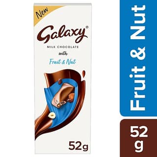 Galaxy Silky Smooth Milk Chocolate With Fruit & Nut, 52 G