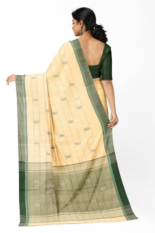 APCO Handloom - Women's Rahajmundry Pure Cotton Grey Handloom Saree (Angara Handloom Saree) 52 view 3