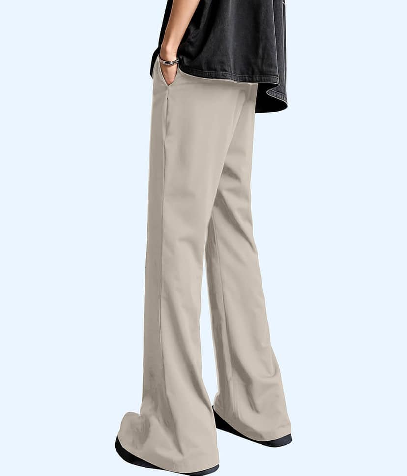 FTX Loose Men's Formal Trouser - Beige ( Pack of 1 ) view 2