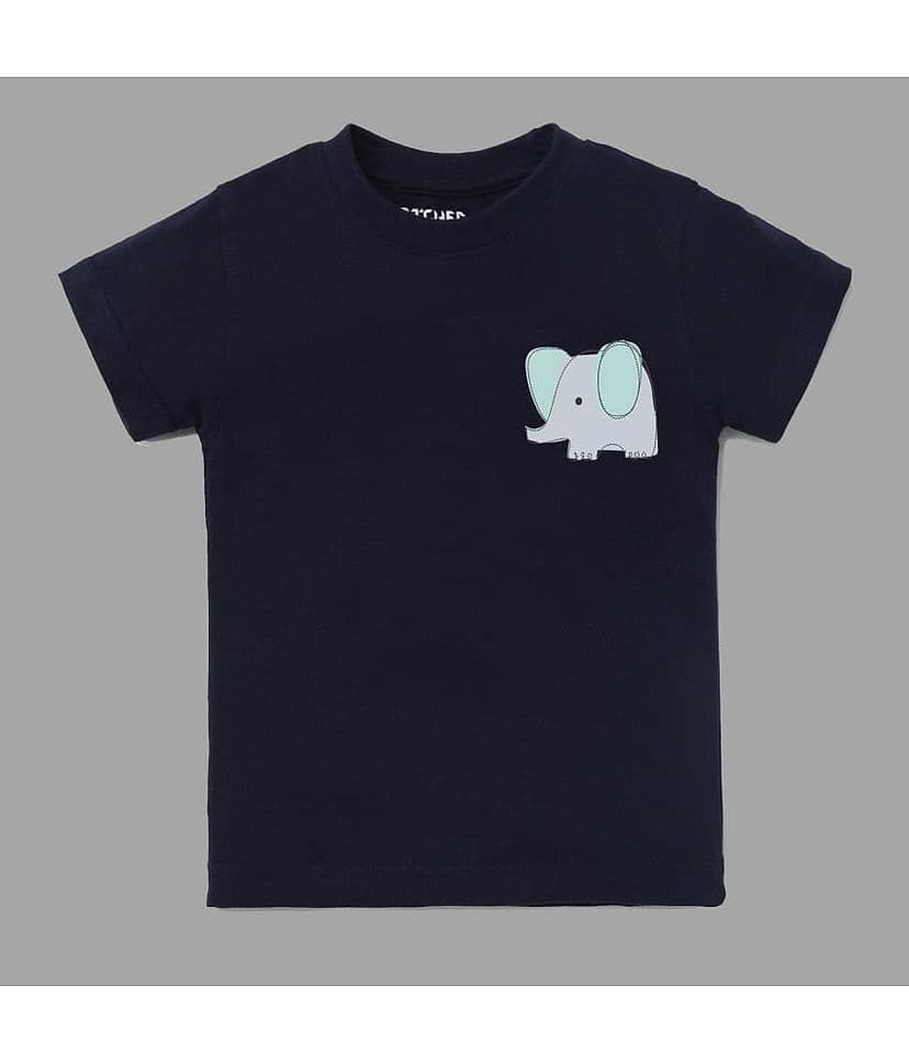 ETCHED DESIGN Pack of 1 Boys Cotton T-Shirt ( Multicolor ) view 6
