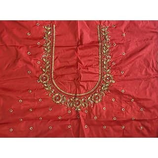 OMSAIFAB Cotton Silk Self Design Blouse Material view 2